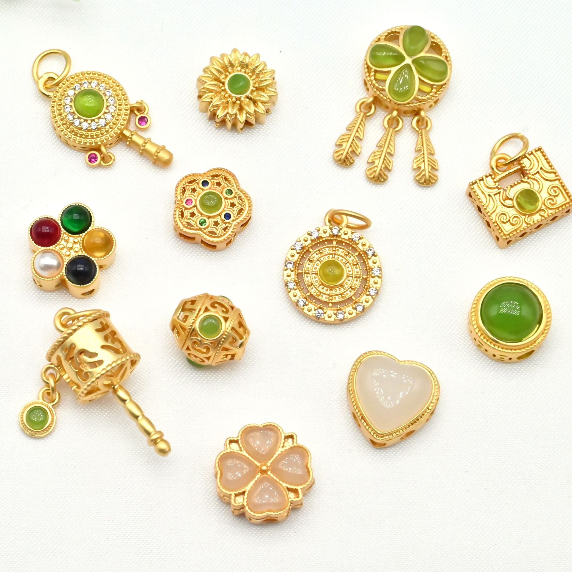 10pcs+2pcs Accessories Handmade Diy Charms
