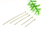 500pcs 14k Gold Plated Round Pin Needle