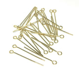 100pcs 14k Gold Plated 9 Pin Needle