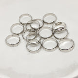 50pcs 14K Gold Plated Circle Frames