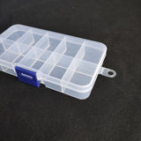 Small Fixed 10 Grid Plastic Storage Container Box