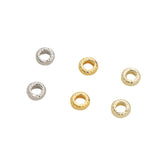 (200pcs) 14K/18K Flat Beads Color Preserving