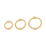 100pcs 14K Real Gold Plated Beads Frame