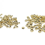 500pcs 14K Gold Plated Mini Round Flowers