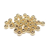 50pcs 14K Gold Plated  Pumpkin Bead