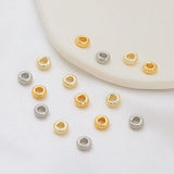 (200pcs) 14K/18K Flat Beads Color Preserving