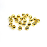 100pcs 14K Gold Plated Square Beads Spacer