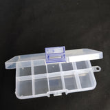 Small Fixed 10 Grid Plastic Storage Container Box