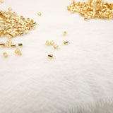 (10000pcs)Plated Real Gold 14K18K Locating Tube