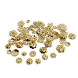 100 PCS 14K Gold Plated Flowers