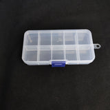 Small Fixed 10 Grid Plastic Storage Container Box