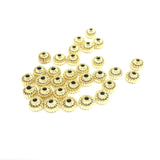 50pcs 14K Gold Plated  Pumpkin Bead