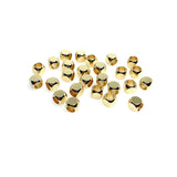 100pcs 14K Gold Plated Square Beads Spacer