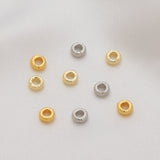 (200pcs) 14K/18K Flat Beads Color Preserving